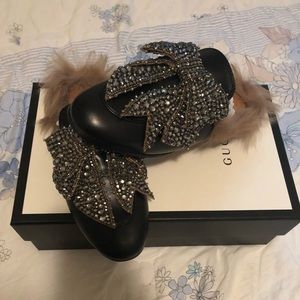 Gucci Princetown Fur Loafers 36 6